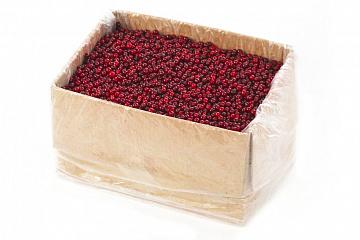 Фото Брусника дикая замороженная в коробке по 25 кг