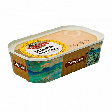 Фото Икра трески стерилизованная пробойная ГОСТОВО 120гр ж/б