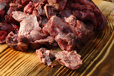 Обрезь мяса кабана для собак