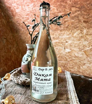 Фото Березовый квас "Дикая мята" (750 мл)